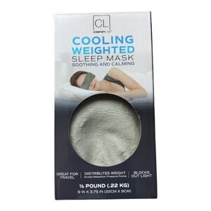 Comfort Lab Cooling Weighted Sleep Mask Gray